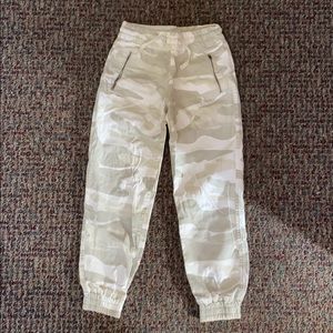 Camo print pants